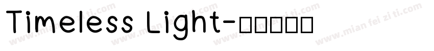 Timeless Light字体转换